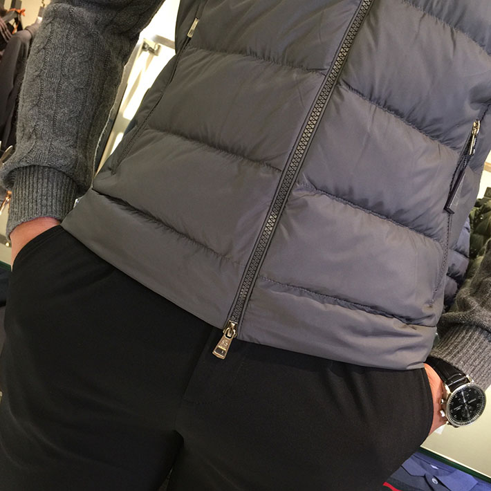 最高級モンクレールスーパーコピー Moncler ニットダウンジャケット メンズ ブランド 高級 グレー 2525172 ジャケット 流行り メンズ - 画像 (3)