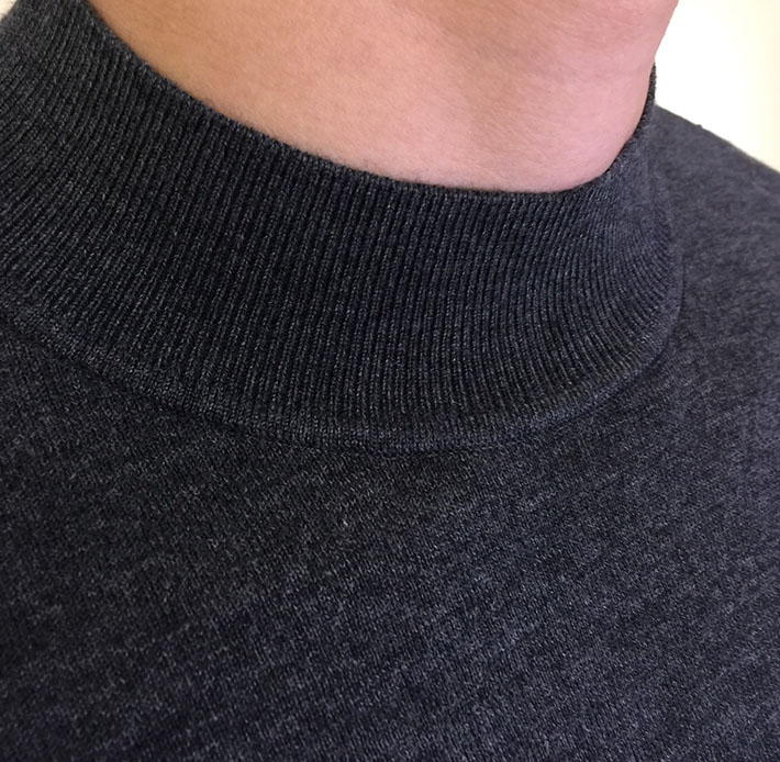 最高級プラダスーパーコピー PRADA バージンウール カシミヤ クルーネック ニット セーター グレー 2525178 セーター メンズ おしゃれ - 画像 (4)