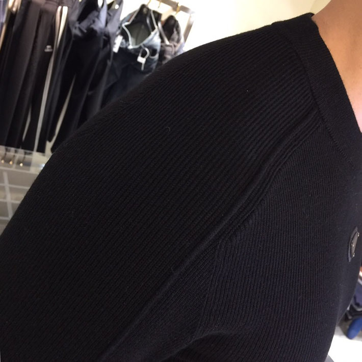 最高級プラダスーパーコピー PRADA エクストラファインウールクルーネックセーター上質ニット ブラック 2525187 質のいいニットブランド メンズ - 画像 (6)