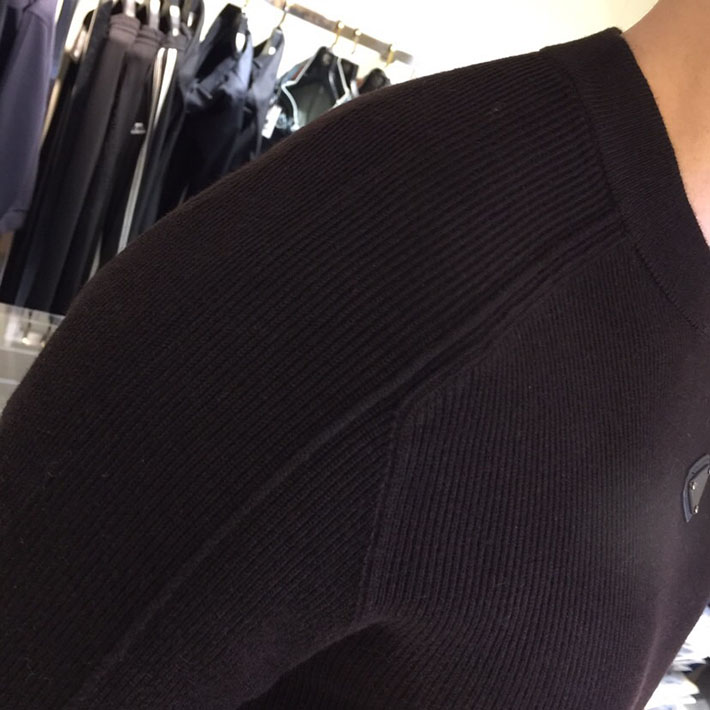 最高級プラダスーパーコピー PRADA エクストラファインウールクルーネックセーター上質ニット ブラウン 2525188 質のいいニットブランド メンズ - 画像 (6)