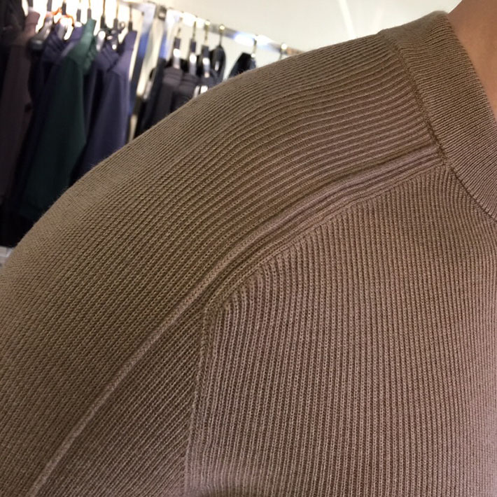 最高級プラダスーパーコピー PRADA エクストラファインウールクルーネックセーター上質ニット ブラウン 2525189 40代 ニット メンズ ブランド - 画像 (6)