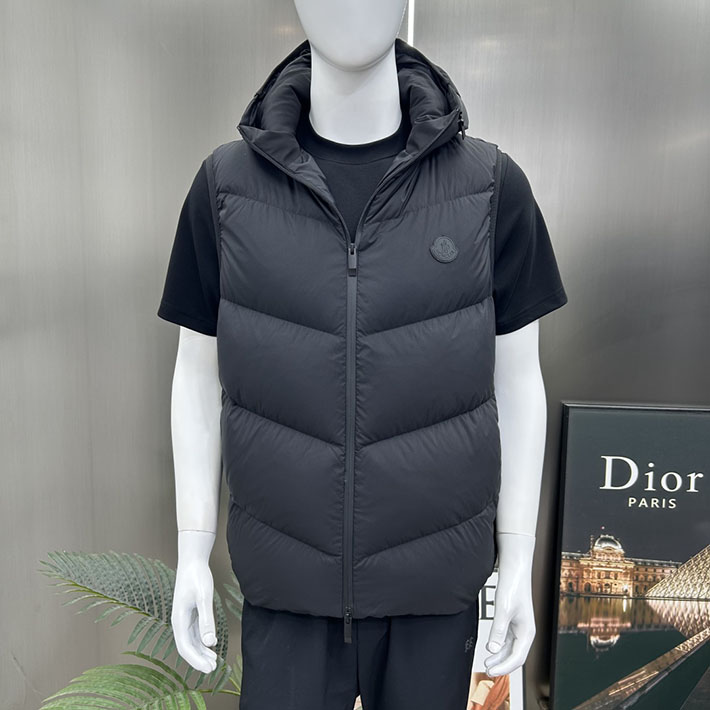 最高級モンクレールスーパーコピー Moncler GILET TRAPUNTATURA DIAGONALEダウンベスト ネイビー 2525224 ダウンベスト メンズ おしゃれ - 画像 (13)