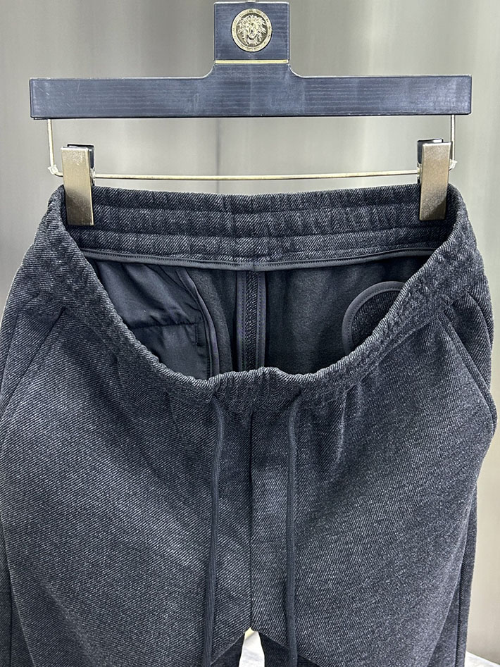 最高級ディオールスーパーコピー Dior ドローストリング チェック スラックス ロングパンツ ブラック 2525256 ディオール パンツ メンズ - 画像 (3)