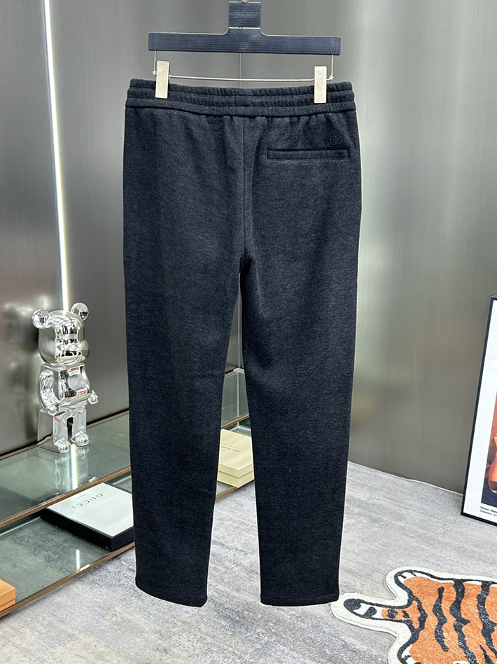 最高級ディオールスーパーコピー Dior ドローストリング チェック スラックス ロングパンツ ブラック 2525256 ディオール パンツ メンズ - 画像 (12)