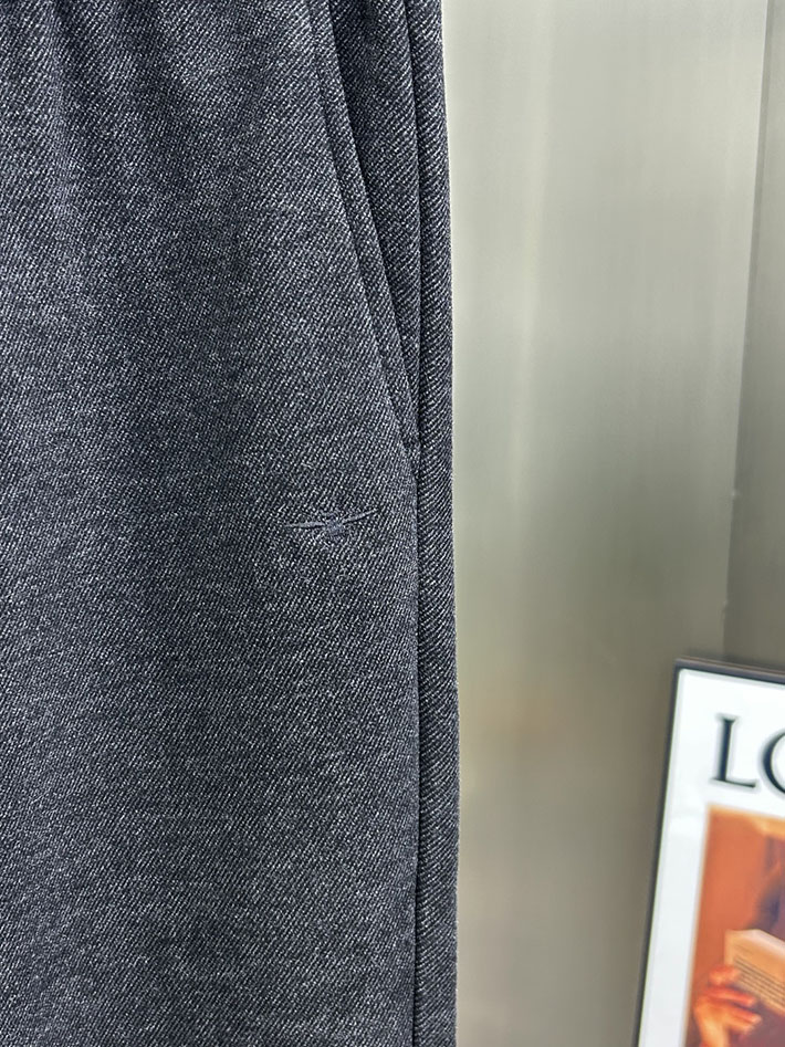 最高級ディオールスーパーコピー Dior ドローストリング チェック スラックス ロングパンツ ブラック 2525256 ディオール パンツ メンズ - 画像 (7)