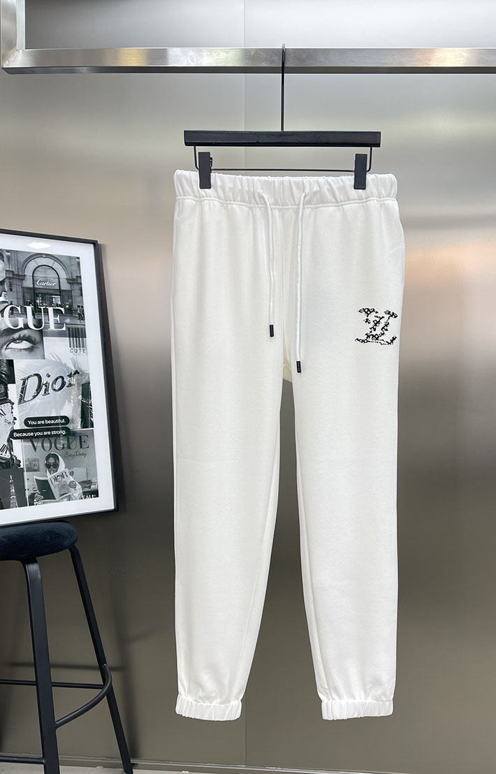 最高級ルイヴィトンスーパーコピー服 lv ハイブリッドジャージーブルゾン&パンツ ホワイト 2525303 ルイヴィトン セットアップ スウェット - 画像 (6)