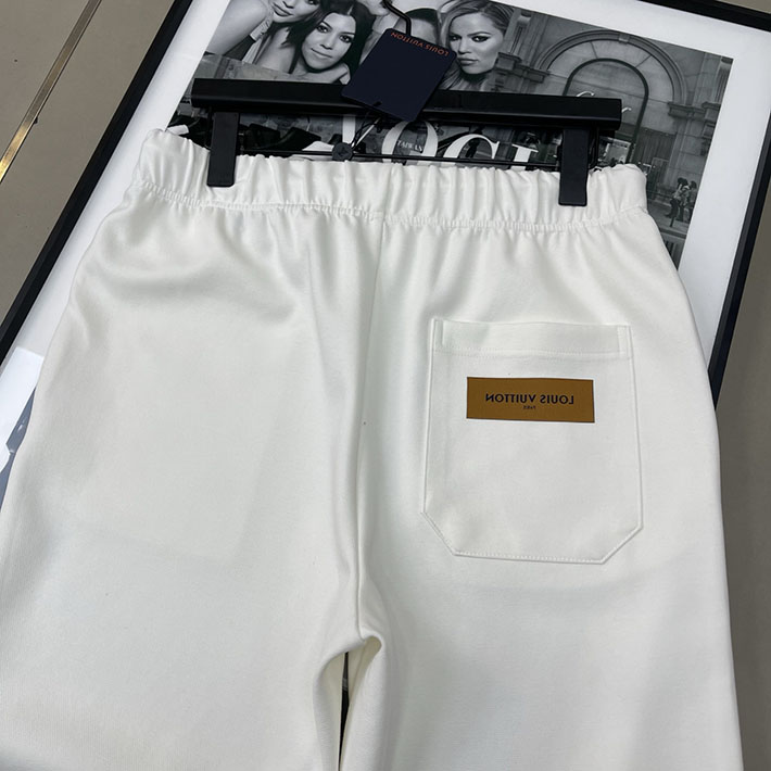 最高級ルイヴィトンスーパーコピー服 lv ハイブリッドジャージーブルゾン&パンツ ホワイト 2525303 ルイヴィトン セットアップ スウェット - 画像 (2)