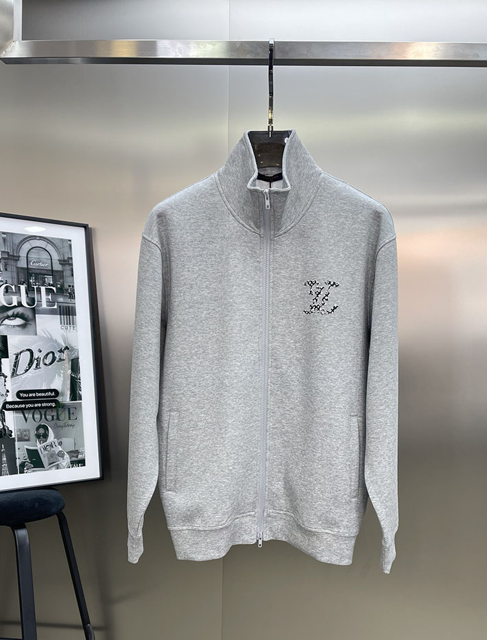 最高級ルイヴィトンスーパーコピー服 lv ハイブリッドジャージーブルゾン&パンツ グレー 2525304 ルイヴィトン セットアップ スウェット - 画像 (8)