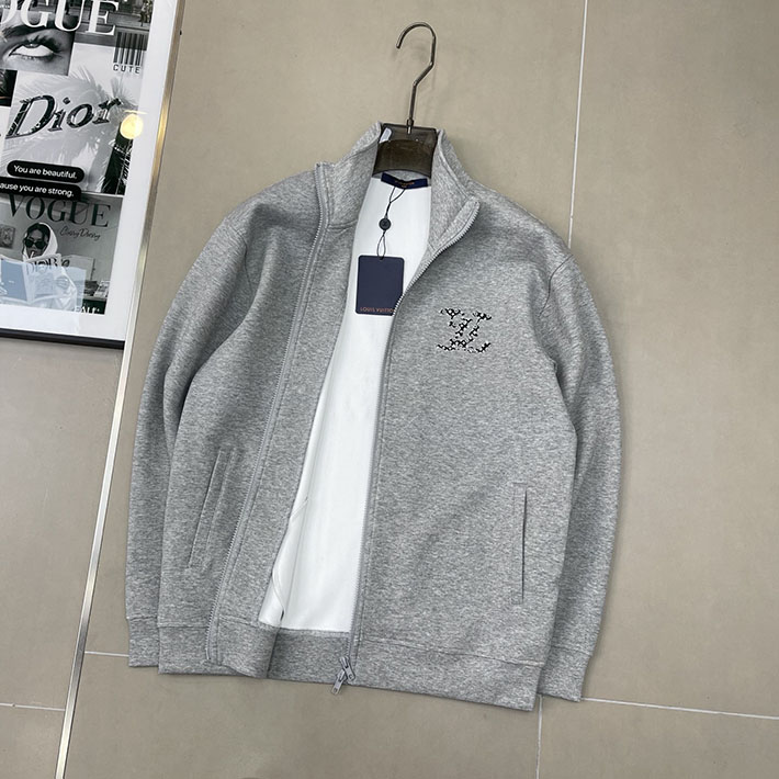 最高級ルイヴィトンスーパーコピー服 lv ハイブリッドジャージーブルゾン&パンツ グレー 2525304 ルイヴィトン セットアップ スウェット - 画像 (5)