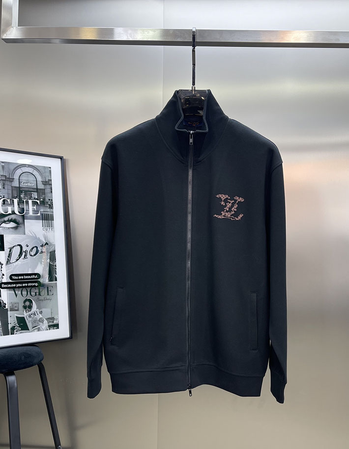 最高級ルイヴィトンスーパーコピー服 lv ハイブリッドジャージーブルゾン&パンツ ブラック 2525305 ルイヴィトン セットアップ スウェット - 画像 (9)