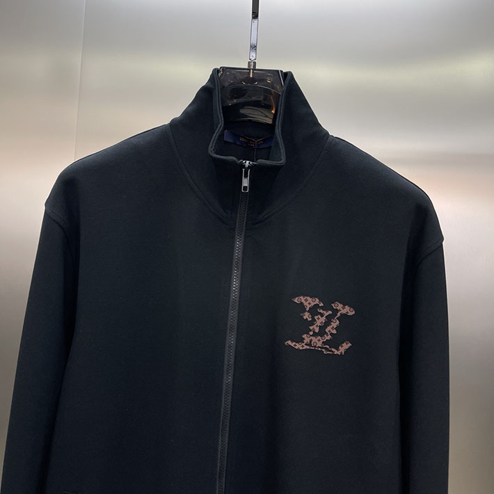 最高級ルイヴィトンスーパーコピー服 lv ハイブリッドジャージーブルゾン&パンツ ブラック 2525305 ルイヴィトン セットアップ スウェット - 画像 (8)