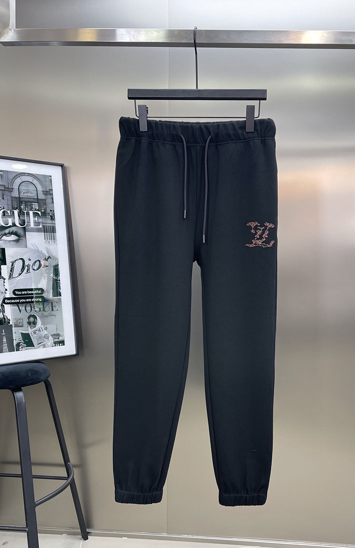 最高級ルイヴィトンスーパーコピー服 lv ハイブリッドジャージーブルゾン&パンツ ブラック 2525305 ルイヴィトン セットアップ スウェット - 画像 (6)