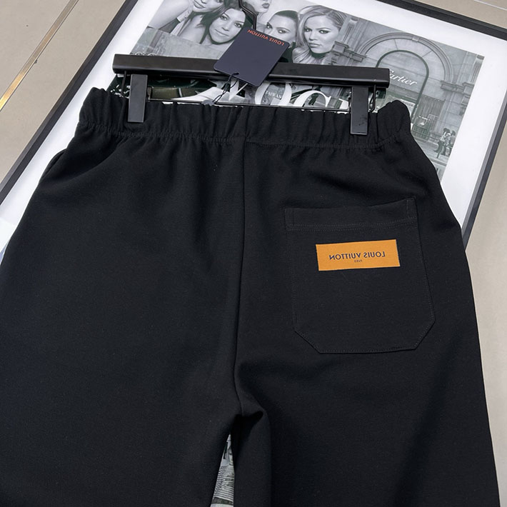 最高級ルイヴィトンスーパーコピー服 lv ハイブリッドジャージーブルゾン&パンツ ブラック 2525305 ルイヴィトン セットアップ スウェット - 画像 (3)