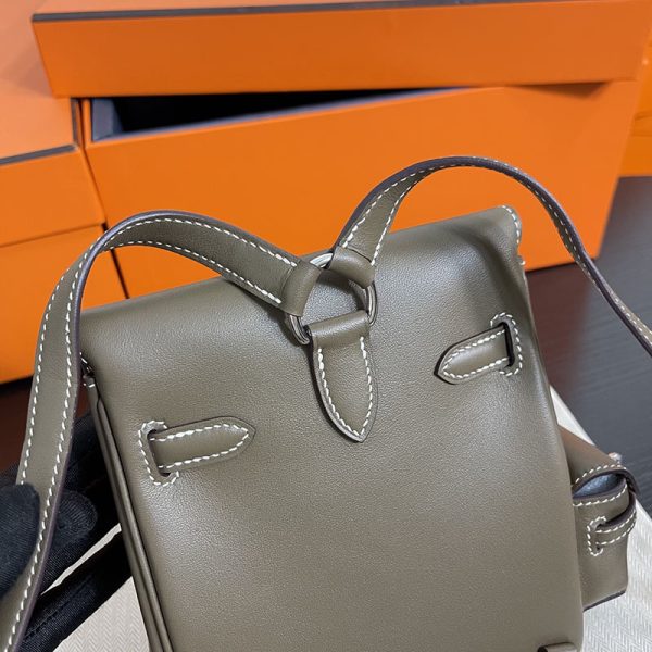 エルメス レディース リュック HERMES ケリージャンプ エトゥープ