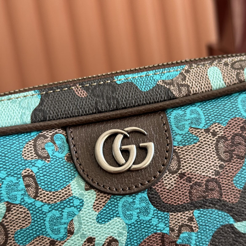 グッチ バッグ 人気 GUCCI GG スモール クロスボディバッグ ブルー&ライトブルー 839155 FAFHF 9759 グッチ クロス ボディ アウトレット - 画像 (6)