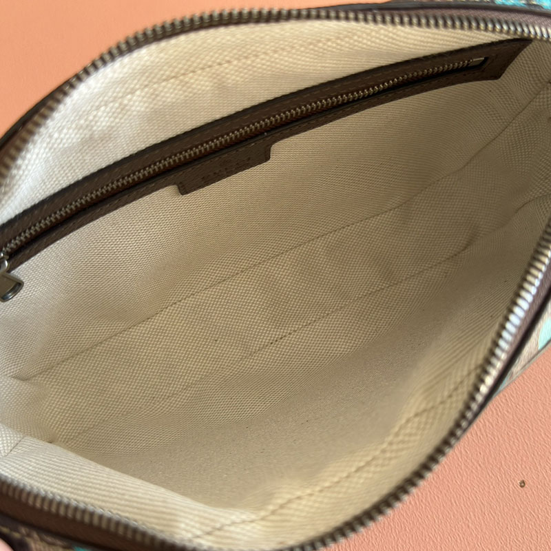 グッチ バッグ 人気 GUCCI GG スモール クロスボディバッグ ブルー&ライトブルー 839155 FAFHF 9759 グッチ クロス ボディ アウトレット - 画像 (2)