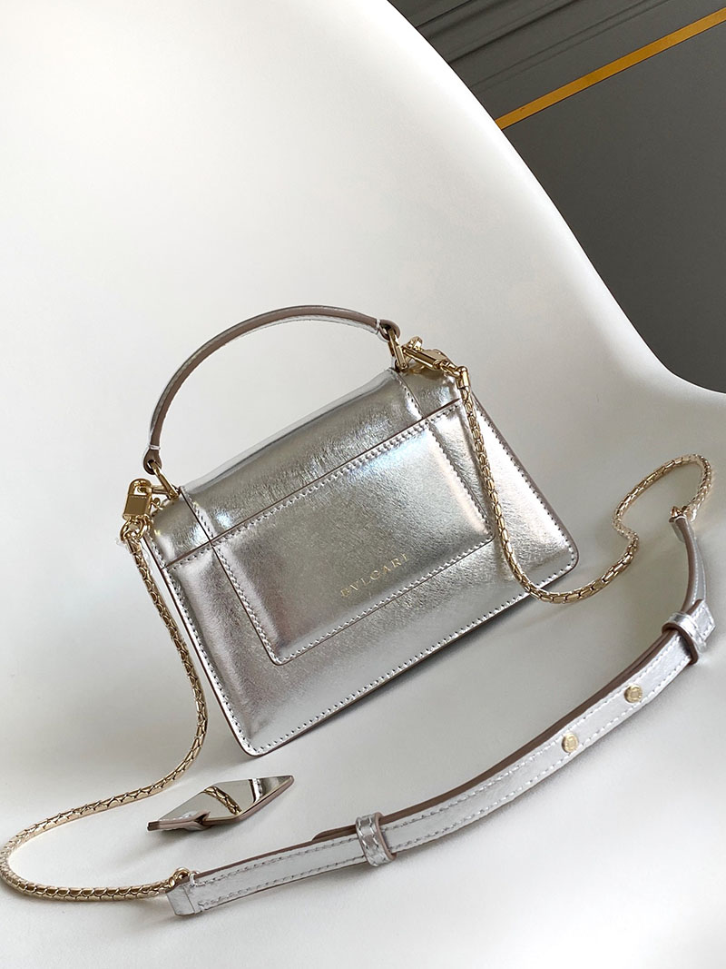 最高級ブルガリスーパーコピー BVLGARI SERPENTI FOREVER MINI TOP HANDLE ショルダーバッグ シルバー 2526366 ブルガリ バッグ レディース - 画像 (8)