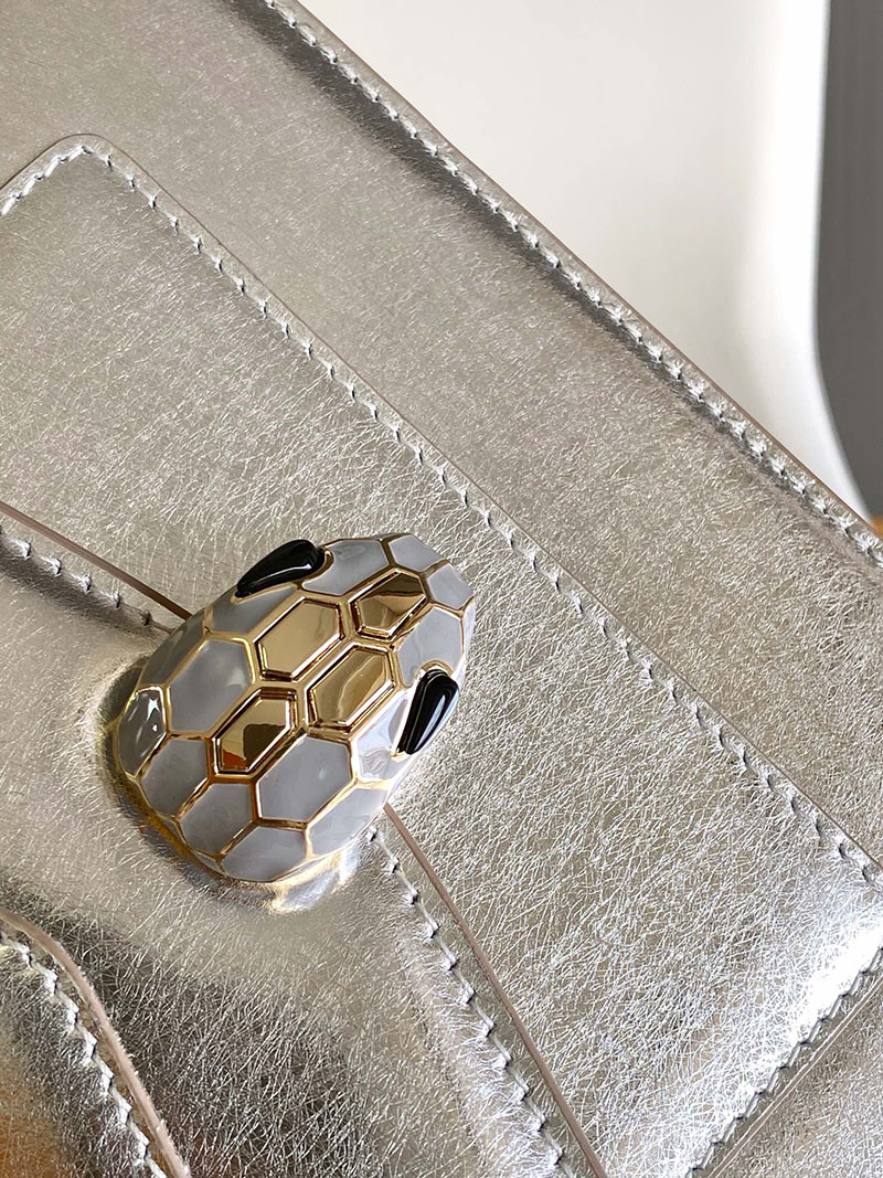 最高級ブルガリスーパーコピー BVLGARI SERPENTI FOREVER MINI TOP HANDLE ショルダーバッグ シルバー 2526366 ブルガリ バッグ レディース - 画像 (6)