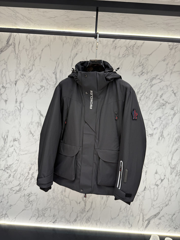 最高級モンクレールスーパーコピー Moncler メンズ 大きいサイズ ホワイト 冬 ダウンコート シンプル ブラック 2525378 モンクレール ダウン メンズ 人気 - 画像 (6)