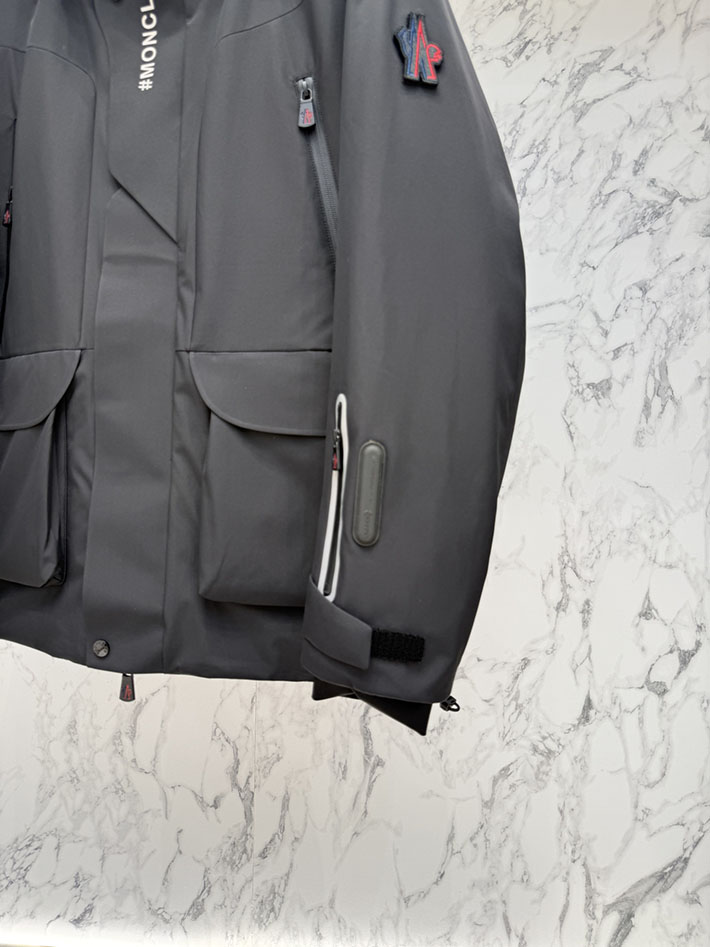 最高級モンクレールスーパーコピー Moncler メンズ 大きいサイズ ホワイト 冬 ダウンコート シンプル ブラック 2525378 モンクレール ダウン メンズ 人気 - 画像 (4)