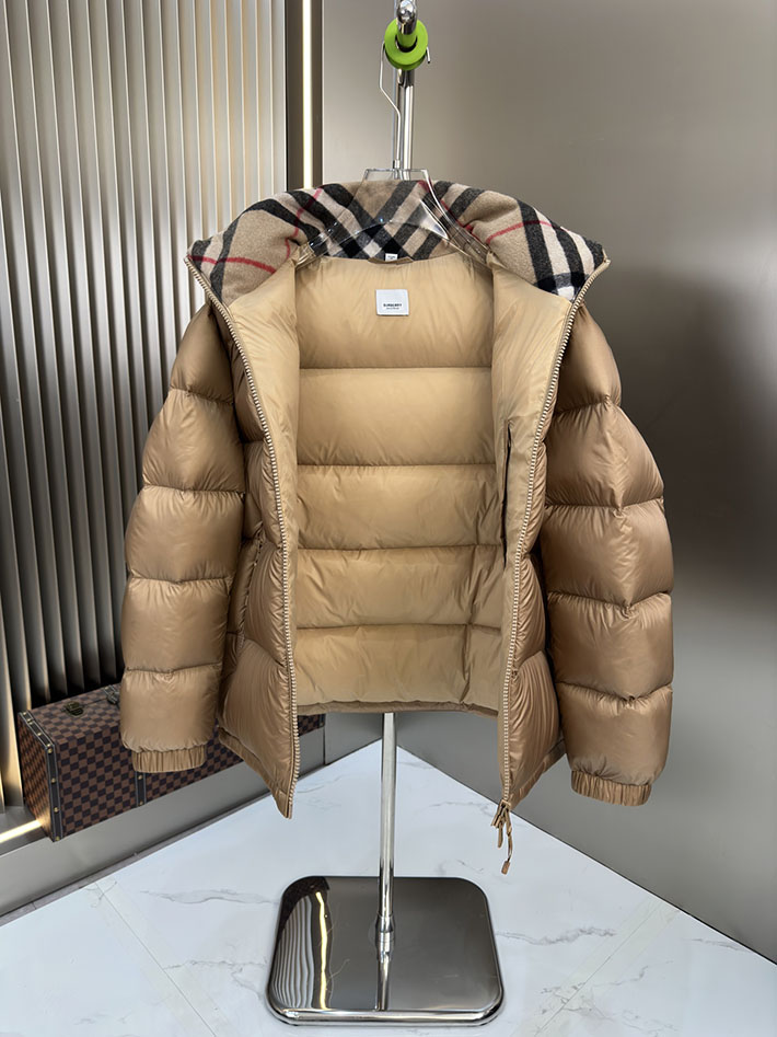最高級バーバリースーパーコピー BURBERRY カシミア アンブルサイド ダウンジャケット ブラウン 2525395 バーバリー ジャケット コーデ - 画像 (7)
