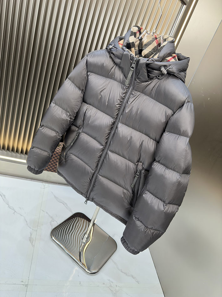 最高級バーバリースーパーコピー BURBERRY カシミア アンブルサイド ダウンジャケット グレー 2525397 バーバリー ジャケット コーデ - 画像 (9)