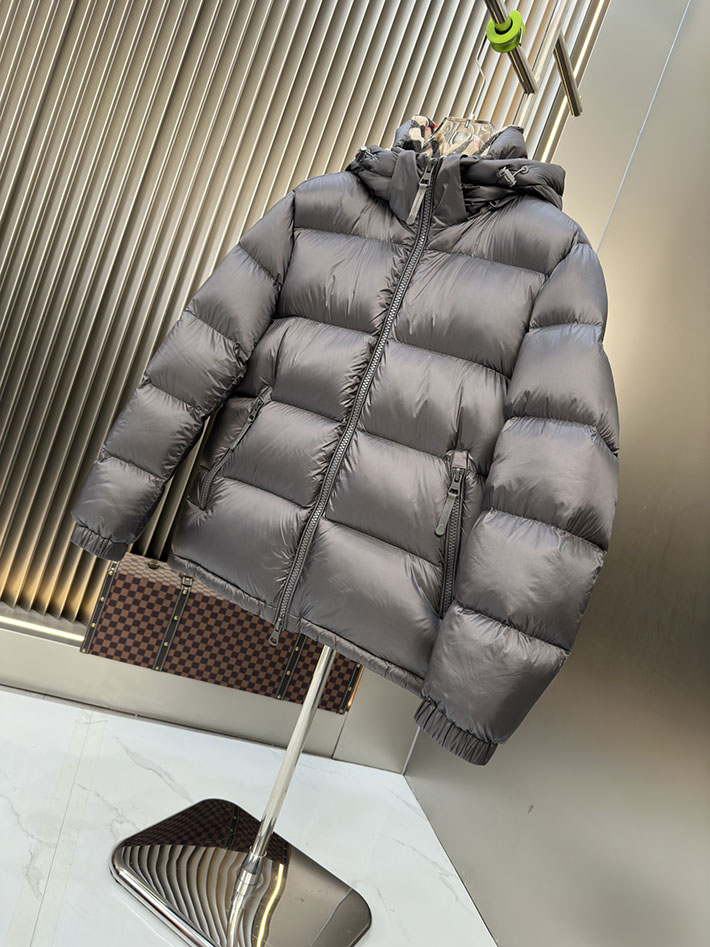 最高級バーバリースーパーコピー BURBERRY カシミア アンブルサイド ダウンジャケット グレー 2525397 バーバリー ジャケット コーデ - 画像 (8)