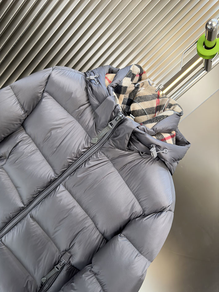 最高級バーバリースーパーコピー BURBERRY カシミア アンブルサイド ダウンジャケット グレー 2525397 バーバリー ジャケット コーデ - 画像 (7)