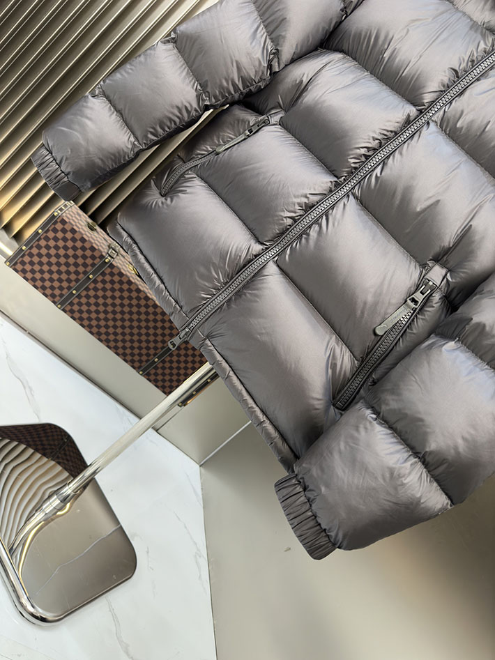 最高級バーバリースーパーコピー BURBERRY カシミア アンブルサイド ダウンジャケット グレー 2525397 バーバリー ジャケット コーデ - 画像 (6)