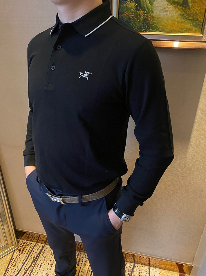 最高級アークテリクススーパーコピー ARC’TERYX Dromos Tech Polo ショートスリーブポロ 長袖 ブラック 2525553 アークテリクス 長袖 ポロシャツ - 画像 (8)