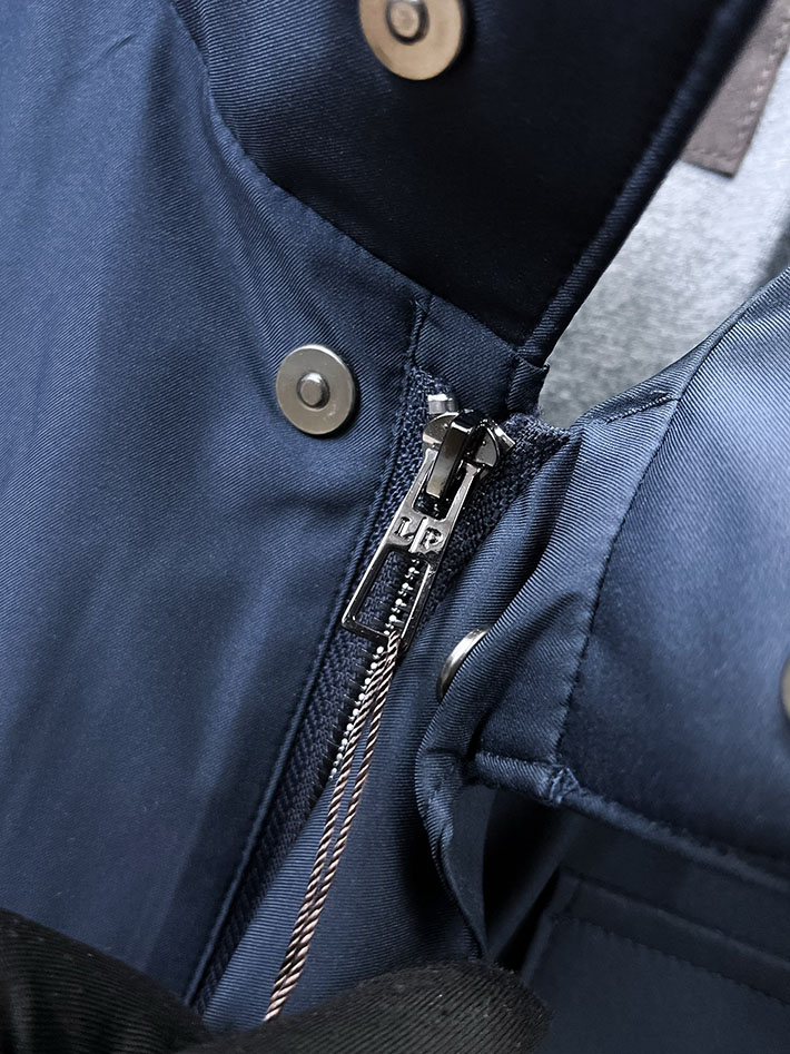 最高級ロロ・ピアーナスーパーコピー Loro Piana トラベラー ウィンドメイト ジャケット ネイビー 2525564 ロロピアーナ ジャケット メンズ - 画像 (7)