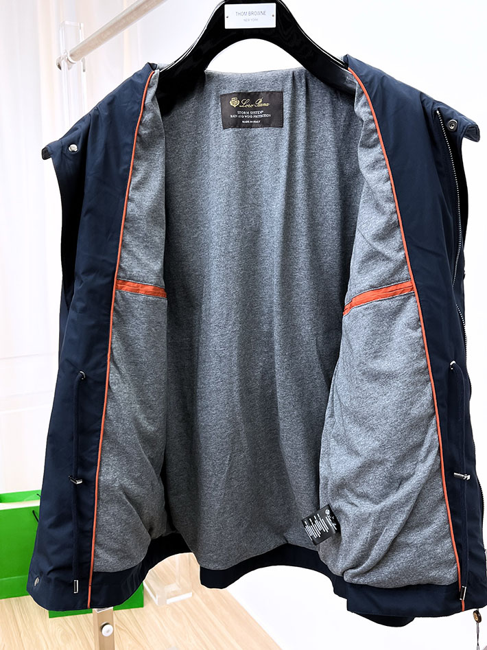 最高級ロロ・ピアーナスーパーコピー Loro Piana トラベラー ウィンドメイト ジャケット ネイビー 2525564 ロロピアーナ ジャケット メンズ - 画像 (3)