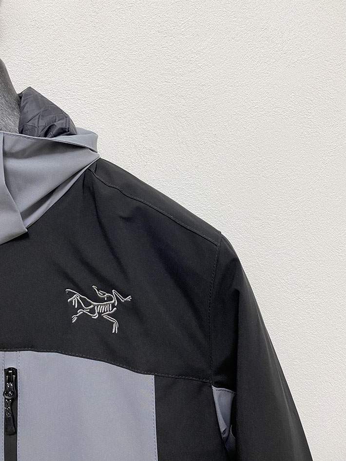 アークテリクス マウンテンパーカー ARC’TERYX アトム フーディ ナイロンジャケット ブラック/ブルー 2525677 アークテリクス ジャケット レディース - 画像 (8)