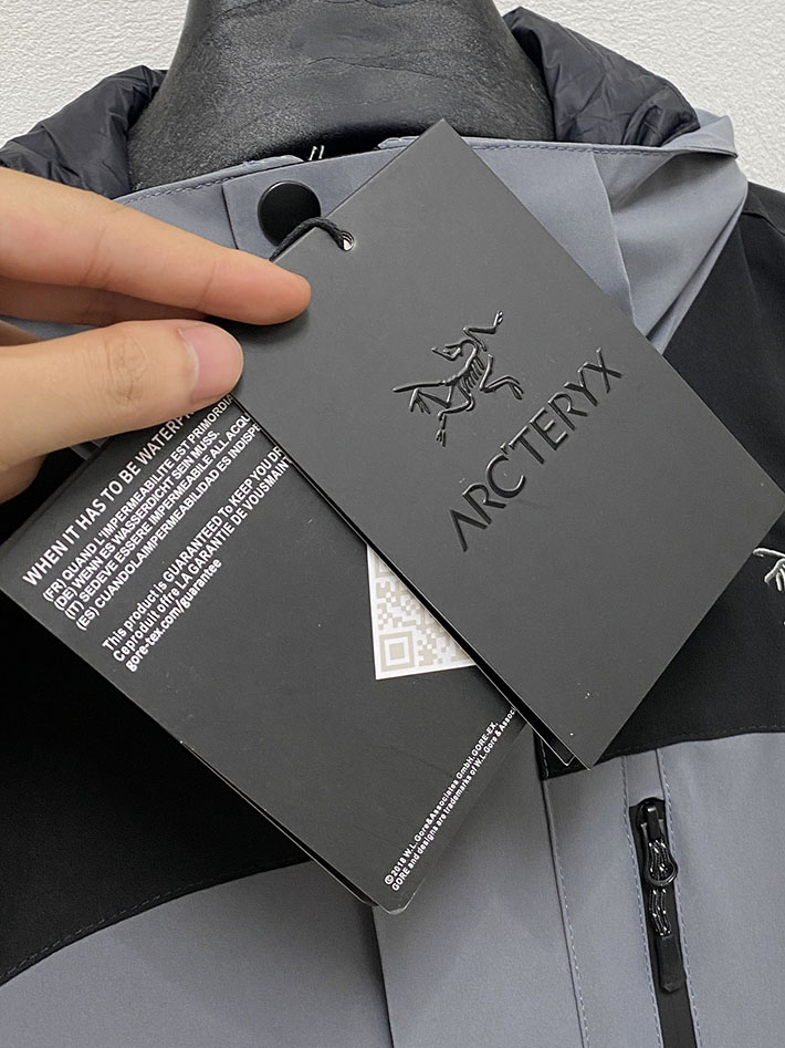 アークテリクス マウンテンパーカー ARC’TERYX アトム フーディ ナイロンジャケット ブラック/ブルー 2525677 アークテリクス ジャケット レディース - 画像 (7)