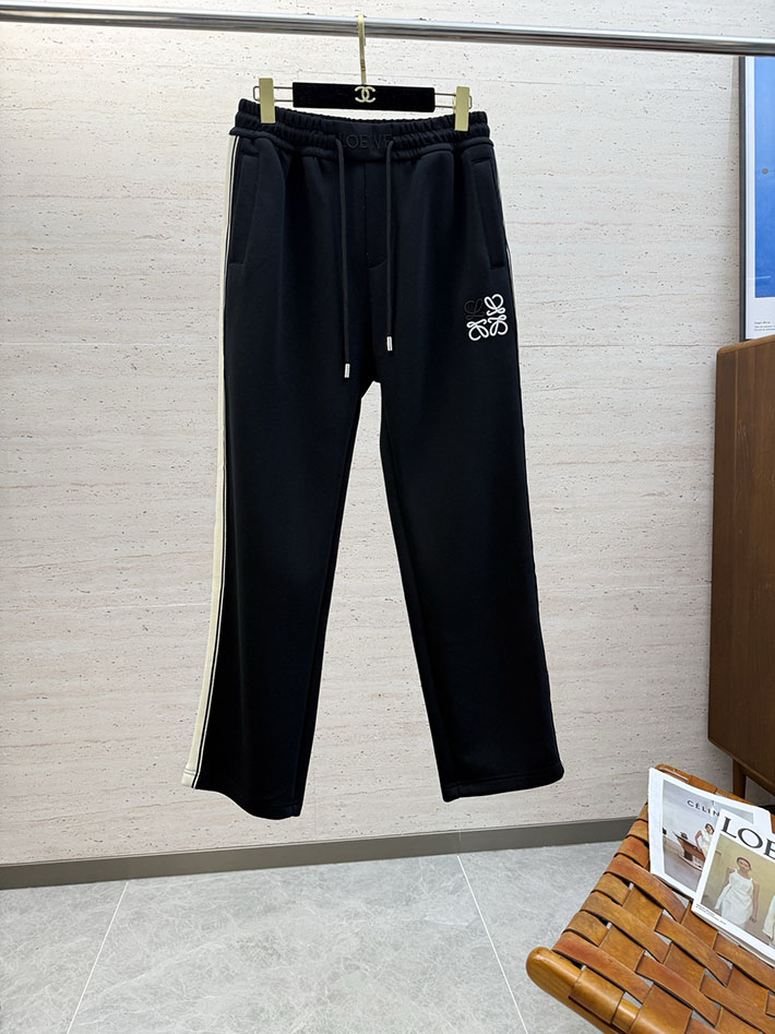 最高級ロエベスーパーコピー LOEWE ストライプ ステッチ チノパンツ スウェット ズボン おしゃれ 2525705 ロエベ パンツ - 画像 (10)