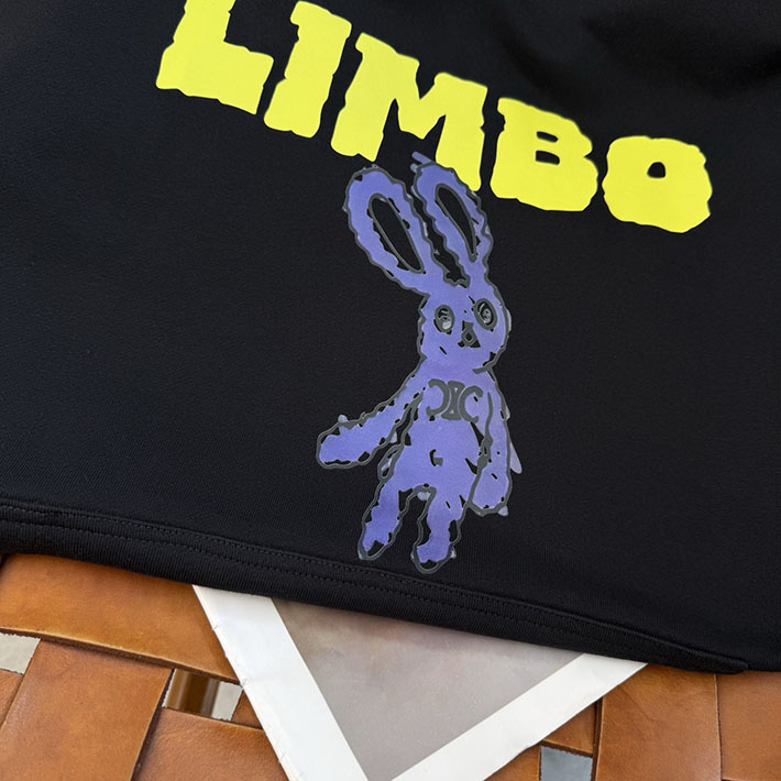 最高級セリーヌスーパーコピー Loose Hoodie ルーズフーディ プルオーバー プリントスウェット ブラック 2525710 セリーヌ パーカー メンズ - 画像 (8)