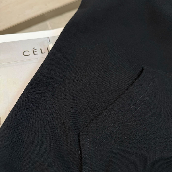 最高級セリーヌスーパーコピー Loose Hoodie ルーズフーディ プルオーバー プリントスウェット ブラック 2525710 セリーヌ パーカー メンズ - 画像 (6)