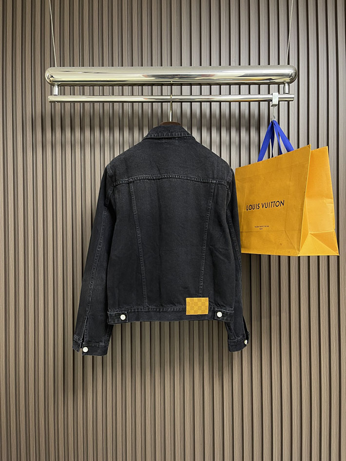 ルイヴィトン LV デニム トラッカージャケット 1AILKB ブラック Louis Vuitton ルイ ヴィトン デニム ジャケット bts - 画像 (9)