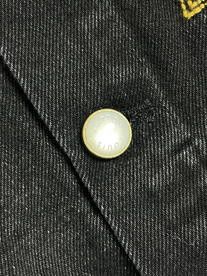 ルイヴィトン LV デニム トラッカージャケット 1AILKB ブラック Louis Vuitton ルイ ヴィトン デニム ジャケット bts - 画像 (8)