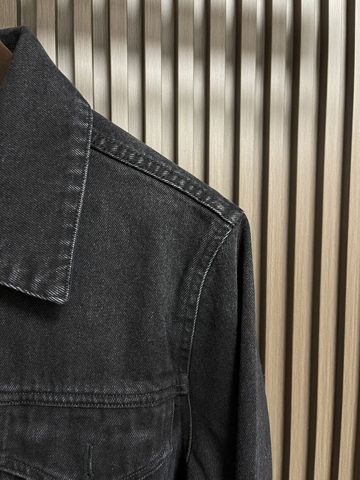 ルイヴィトン LV デニム トラッカージャケット 1AILKB ブラック Louis Vuitton ルイ ヴィトン デニム ジャケット bts - 画像 (7)