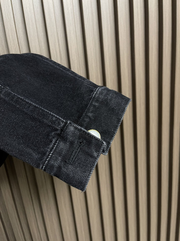 ルイヴィトン LV デニム トラッカージャケット 1AILKB ブラック Louis Vuitton ルイ ヴィトン デニム ジャケット bts - 画像 (4)