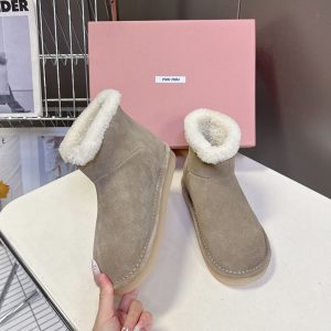 miumiu レザーブーツ