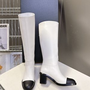 シャネル ロングブーツ レディース