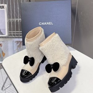 CHANEL ショートブーツ レディース