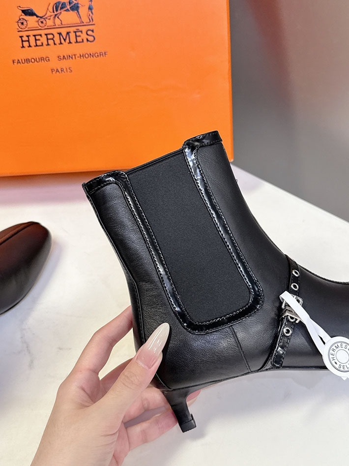 最高級エルメススーパーコピー HERMES ショートブーツ ロリータ 40 H252046Z 02360 エルメス ロングブーツ レディース - 画像 (7)