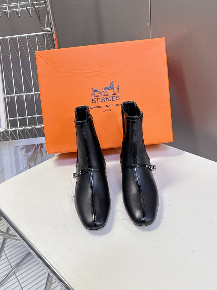 最高級エルメススーパーコピー HERMES ショートブーツ ロリータ 40 H252046Z 02360 エルメス ロングブーツ レディース - 画像 (4)