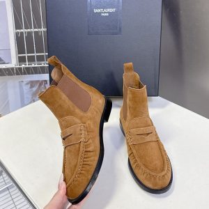 サンローラン ブーツ コーデ