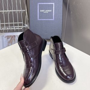 サン ローラン ショート ブーツ レディース