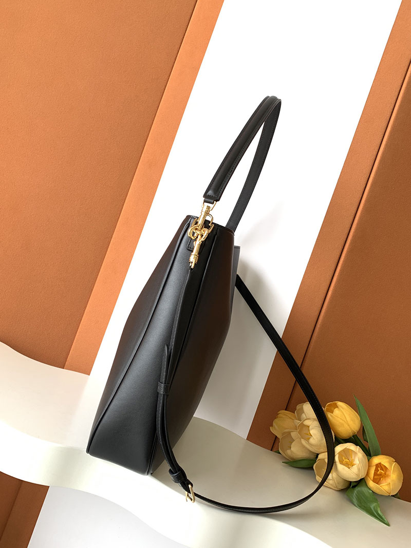 最高級セリーヌスーパーコピー CELINE ミディアム カミーユ 16(セーズ)ソフト バッグ ブラック 119563FX9.38NO - 画像 (9)