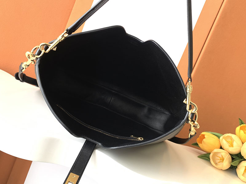 最高級セリーヌスーパーコピー CELINE ミディアム カミーユ 16(セーズ)ソフト バッグ ブラック 119563FX9.38NO - 画像 (3)